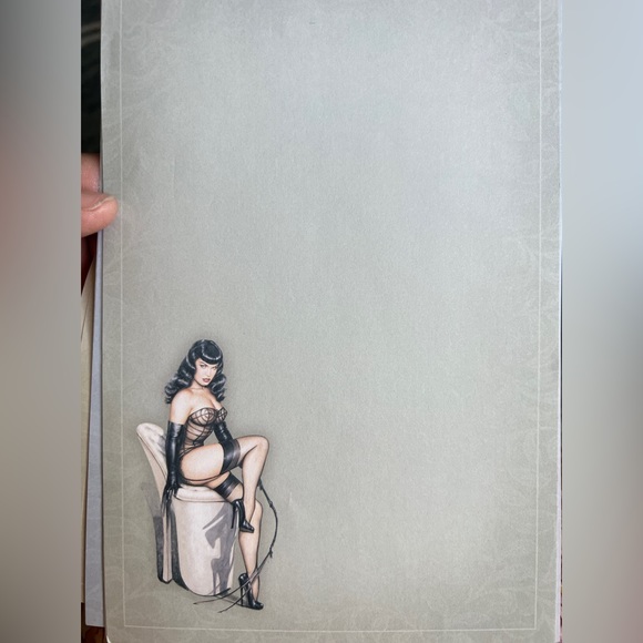 Bettie page by night stationary art by Olivia - Picture 2 of 8